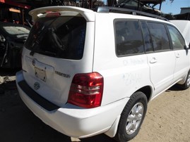 2001 Toyota Highlander Limited White 3.0L AT 4WD #Z24661